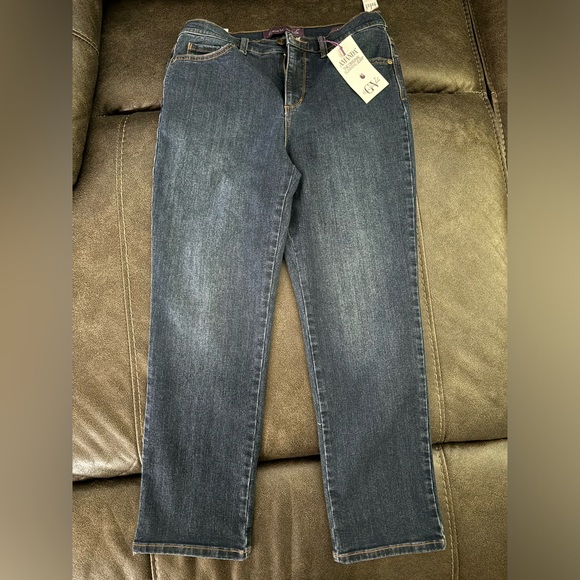 Gloria Vanderbilt Womens Amanda Classic Rise Tapered Jean Petite Size 10P Short - Picture 4 of 6